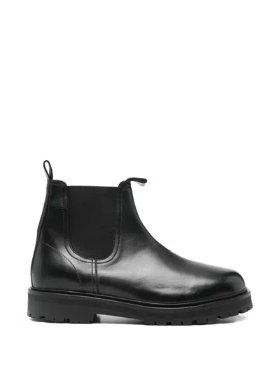 Studio Nicholson Pull-tab Chelsea Boots In Black