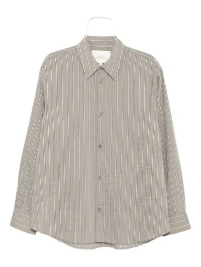 Studio Nicholson Putty Shirt In Gray