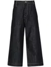 Studio Nicholson Man Black Jeans In Blue