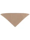 Studio Nicholson Triangular Scarf In Rws Extrafine Merino Wool In Brown