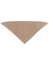 Studio Nicholson Triangular Scarf In Rws Extrafine Merino Wool In Brown