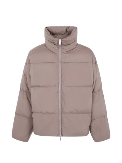 Studio Nicholson Quilted Padded Jacket In Neutral