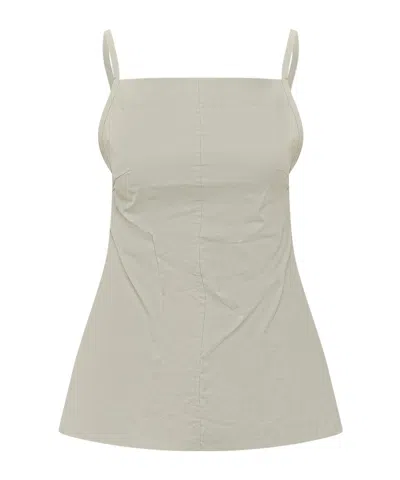 Studio Nicholson Raddle Apron Top In Gray