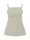 Studio Nicholson Raddle Top With Pintline Detail In Gray