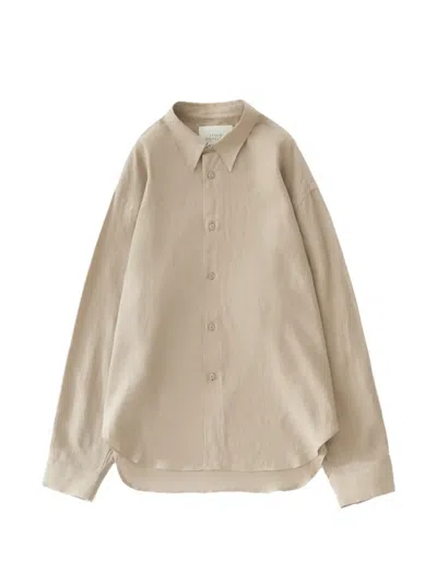 Studio Nicholson Rafe Shirt In Neutral