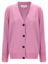 Studio Nicholson Pink Rall Cardigan In Pink