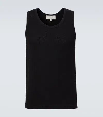Studio Nicholson Razim Cotton Jersey Tank Top In Black