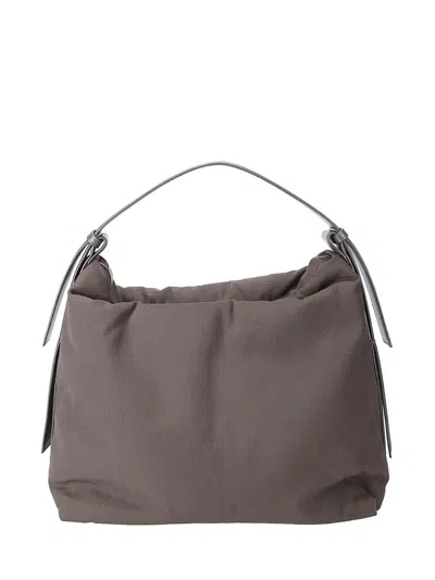 Studio Nicholson Rectangular Nylon Shoulder Bag With Adjustable Strap In Brown