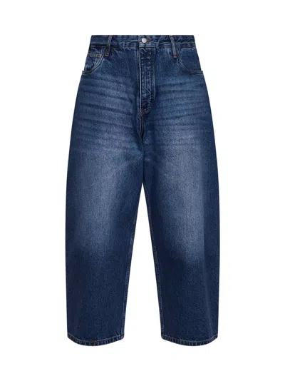 Studio Nicholson Regenerative Cotton Denim Jeans In Blue