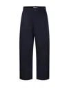 Studio Nicholson Tailored Trouser With Functional Pockets And Loops In Blue