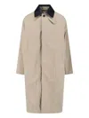 Studio Nicholson Beige Structured Jacket With Minimalist Design In Sand