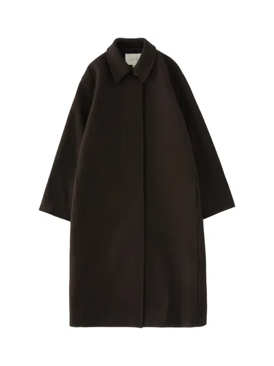 Studio Nicholson Ria Coat Espresso In Brown