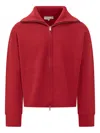 Studio Nicholson Sandos Zip Sweater In Red