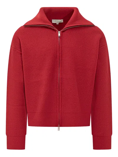 STUDIO NICHOLSON RIB ZIP CARDIGAN