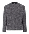Studio Nicholson Ribbed Crewneck Sweater In Black