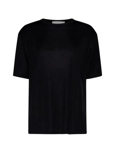 Studio Nicholson Ribbed Jersey T-shirt In Black