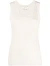 Studio Nicholson Sleeveless Knitted Top In Neutrals