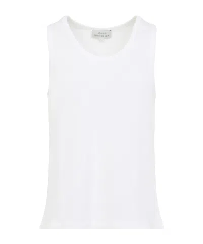 Studio Nicholson Ribbed T-shirt In White