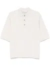 Studio Nicholson Essential Short-sleeved Polo T-shirt In Neutrals