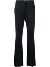 Studio Nicholson Rie Virgin Wool-blend Tailored Trousers In 蓝色
