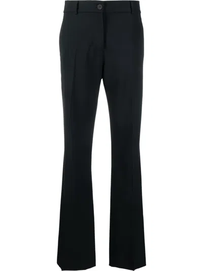 Studio Nicholson High-waisted Straight-leg Trousers In 蓝色