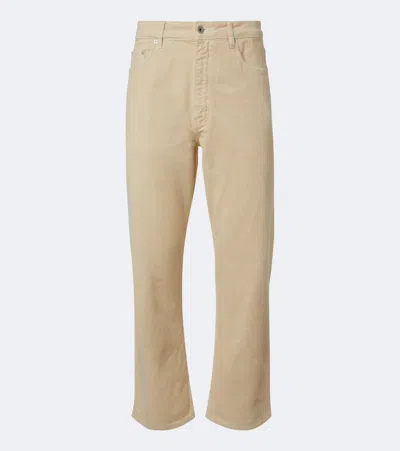 Studio Nicholson Riso Straight Jeans In Beige