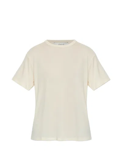Studio Nicholson Rond Short-sleeve T-shirt In Neutral
