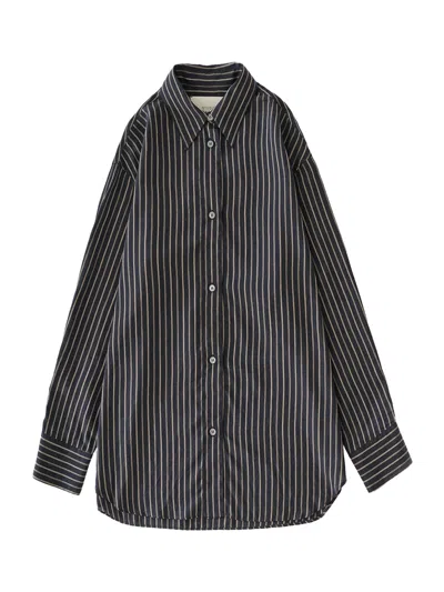 Studio Nicholson Rouen Shirt Indigo Stripe