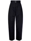 Studio Nicholson Belted Round Leg Pant Clothing In Blue