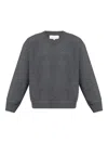 Studio Nicholson Round-neck Wool Sweater In Gray
