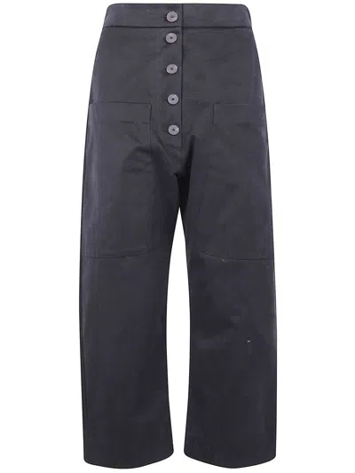 STUDIO NICHOLSON STUDIO NICHOLSON ROUNDED DROP CROTCH TROUSERS CLOTHING