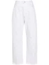 Studio Nicholson Ruthe High-rise Boyfriend Jeans In White