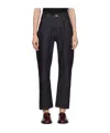 Studio Nicholson Straight-leg Cropped Jeans In Black