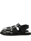 Studio Nicholson Sandom Leather Sandals In Black
