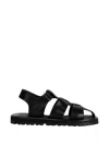 Studio Nicholson Sandom Leather Sandals In Black