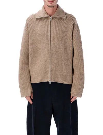 Studio Nicholson Sandos Cardigan In Nude