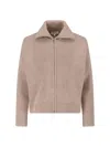 Studio Nicholson Sandos Zip Sweater In Brown