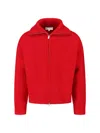 Studio Nicholson Sandos Zip Sweater In Red
