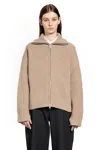Studio Nicholson Sandos Zip-up Sweater In Neutral