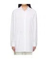 Studio Nicholson Santo Lapel Shirt In White