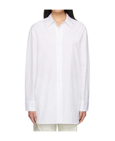Studio Nicholson Santo Lapel Shirt In White