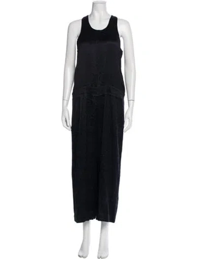 Pre-owned Studio Nicholson Scoop Neck Jumpsuit In Blue