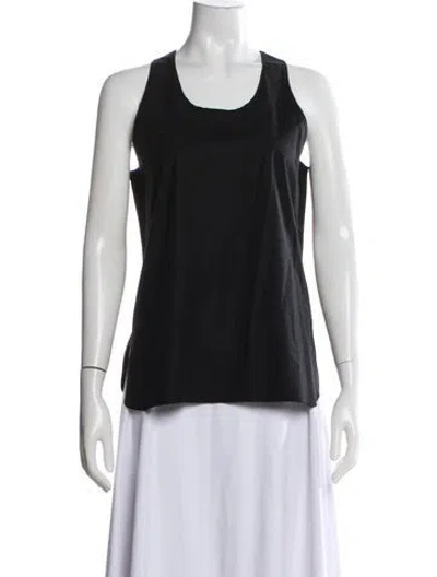 Pre-owned Studio Nicholson Scoop Neck Sleeveless Top In Gray