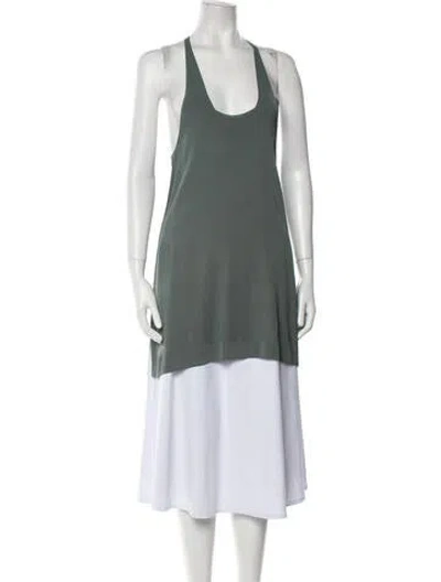 Pre-owned Studio Nicholson Scoop Neck Sleeveless Tunic In Gray