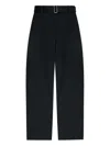 Studio Nicholson Blue Twill Doring Pant In Black