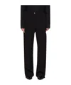 Studio Nicholson Semi-elastic Waist-edge Casual Pants In Black