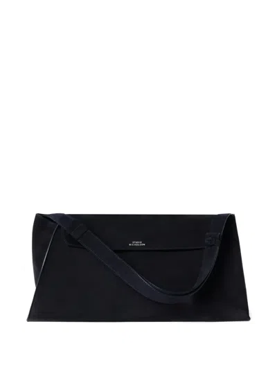 Studio Nicholson Shiboru Suede Shoulder Bag In Blue