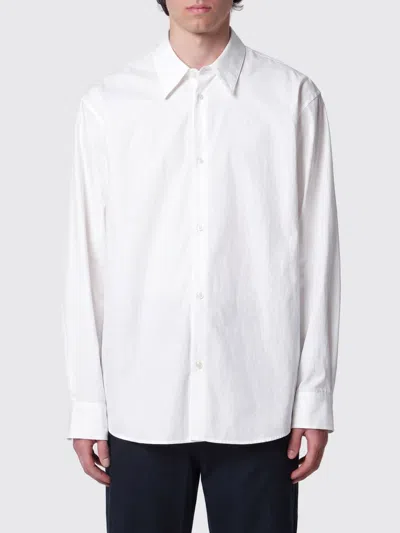 Studio Nicholson Shirt Men Color White In Animal Print