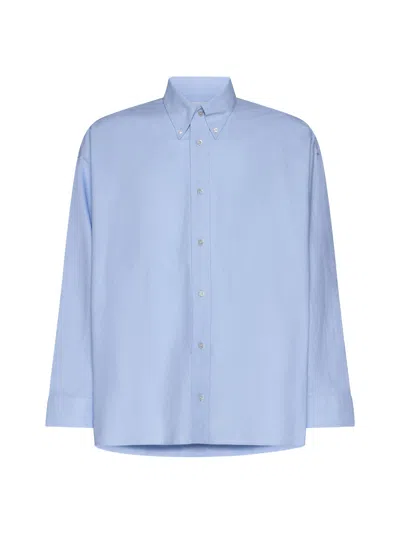 Studio Nicholson Shirt In Oxford Blue