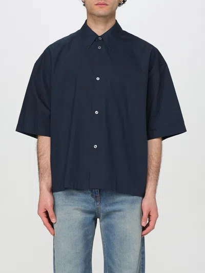 Studio Nicholson Shirt  Men Color Navy In Blue